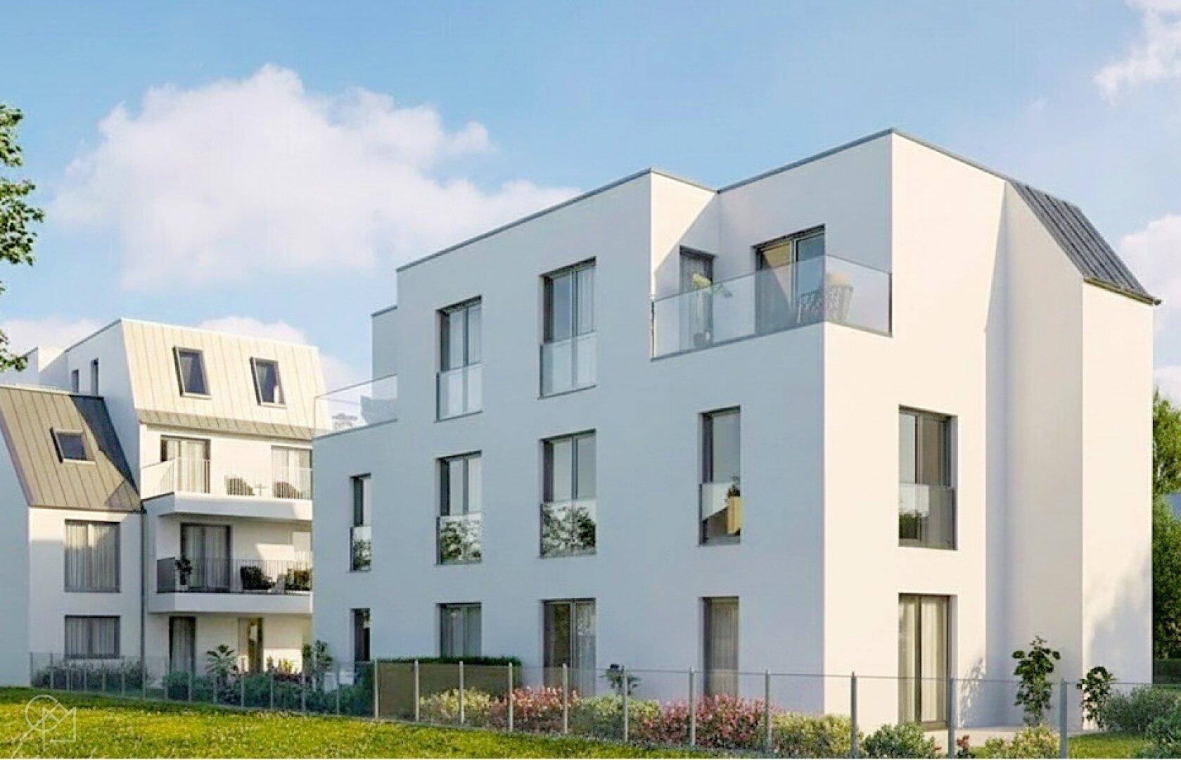Doppelhaus Vordere Hälfte H2 hinter Wohnhaus