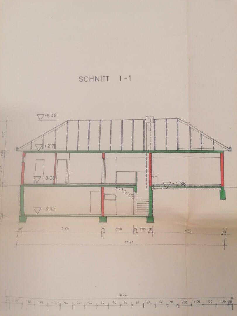 Einreichplan_Bungalow_Schnitt