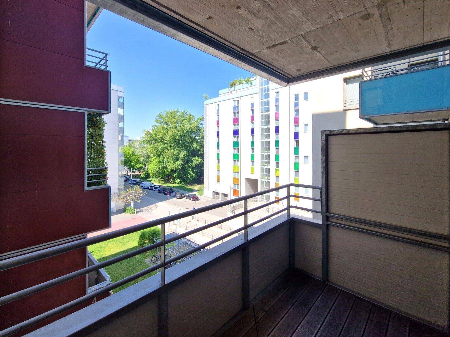 westseitiger Balkon