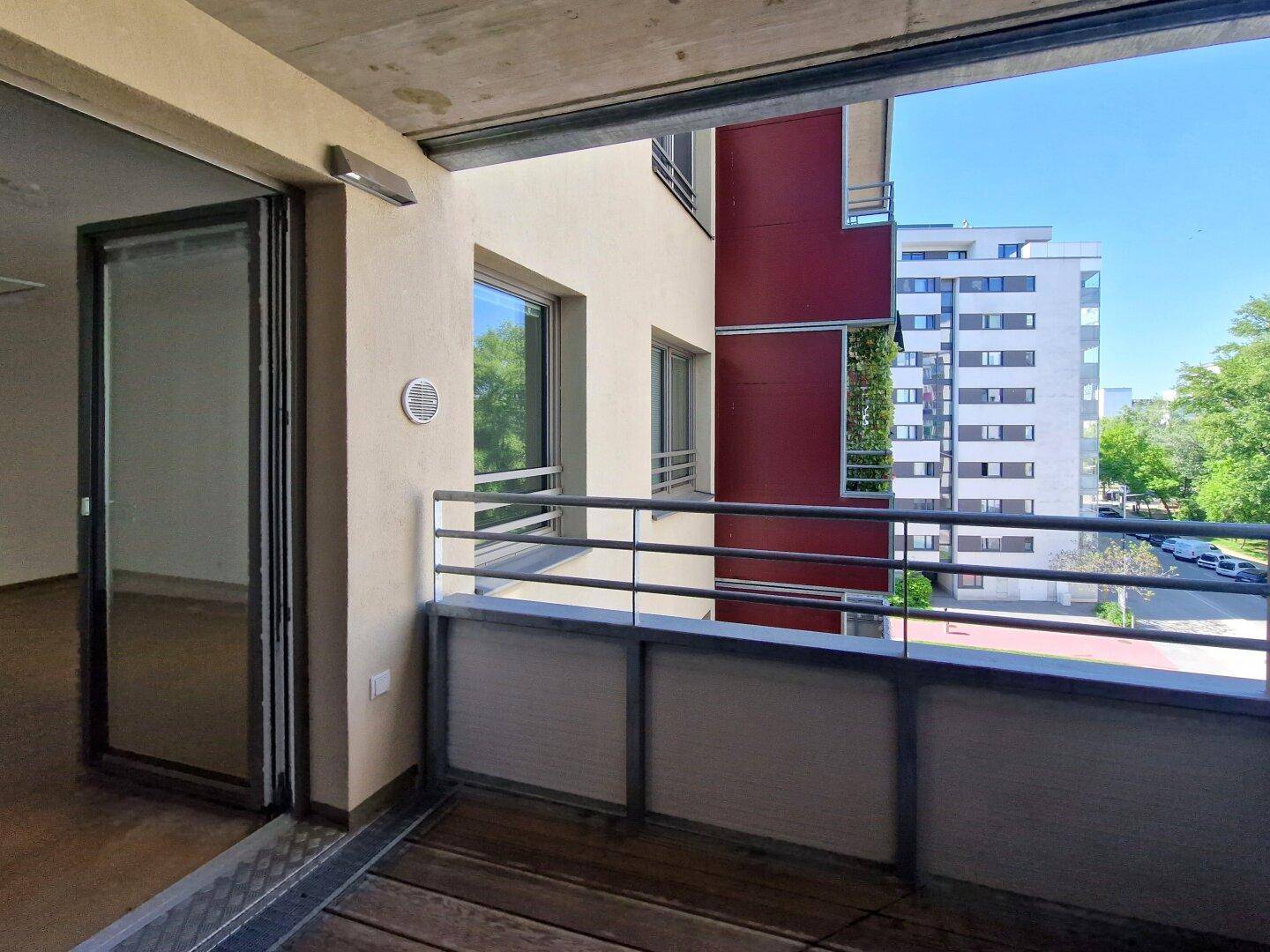 westseitiger Balkon