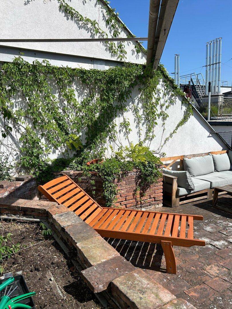 bewohnte Dachterrasse