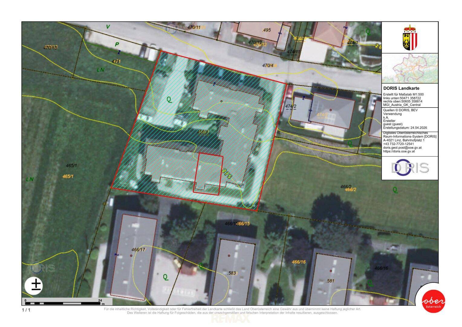 Lageplan der Wohnung im Projekt