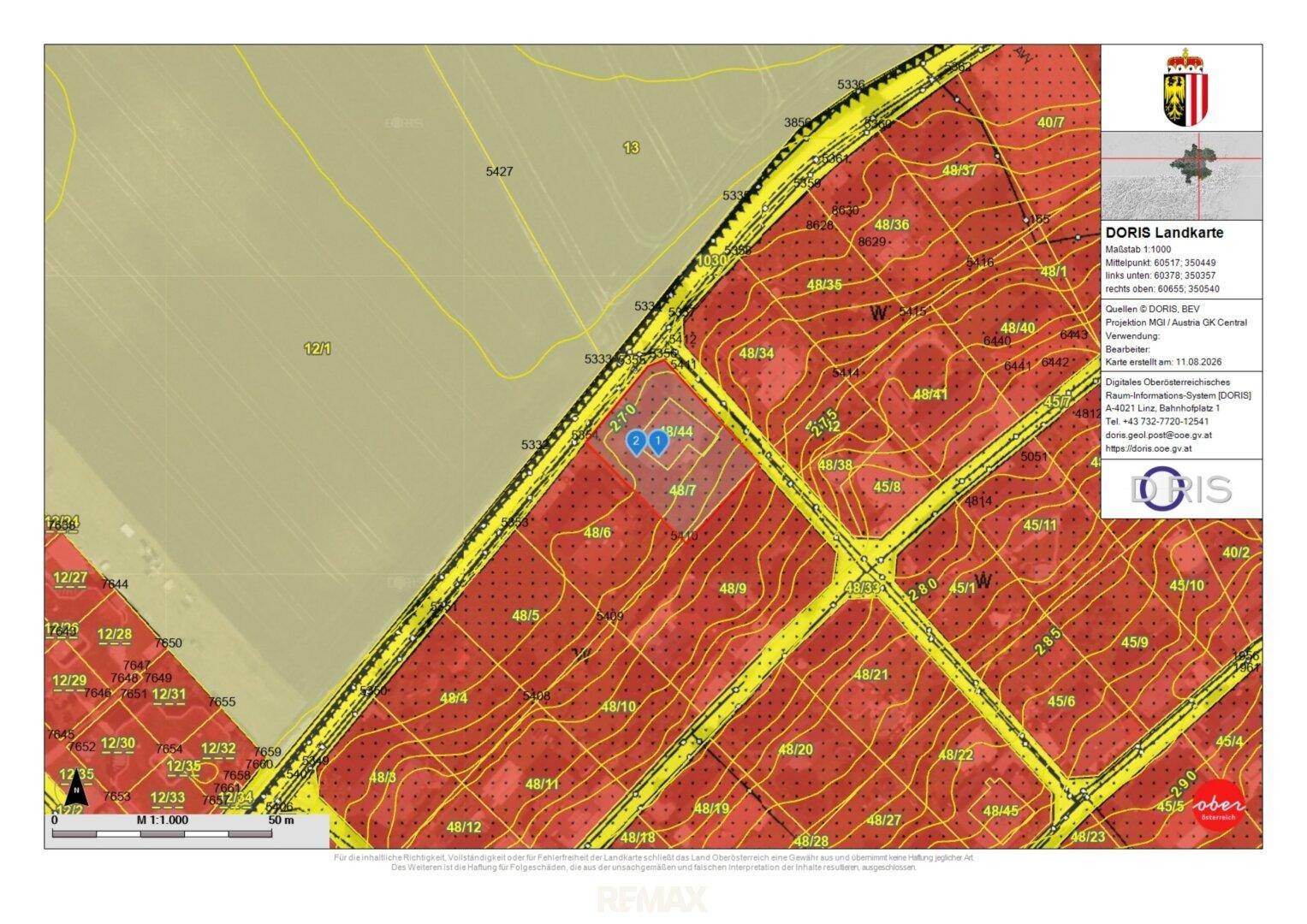 Flächenwidmungsplan DORIS