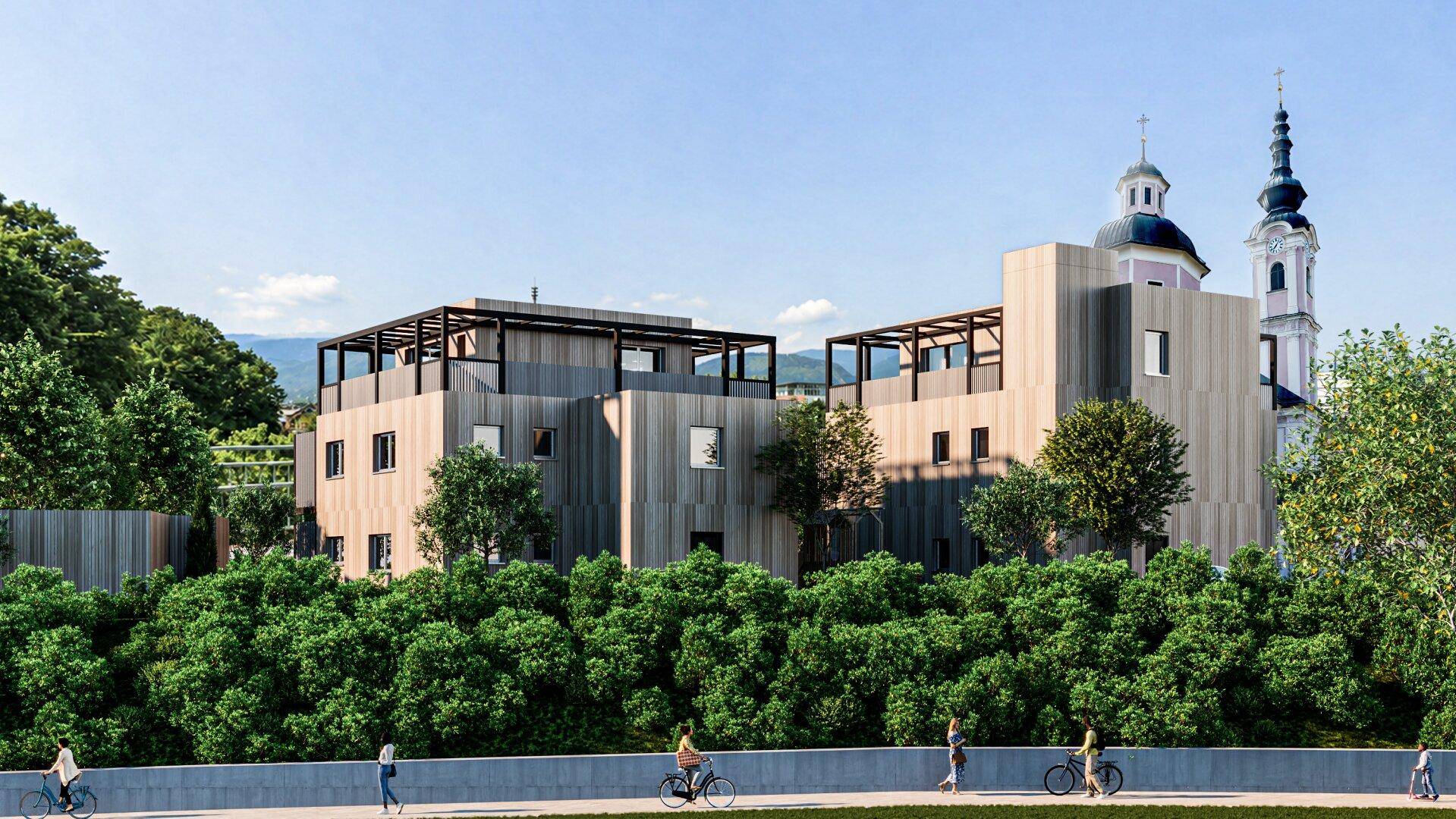 Villach Perau: Exklusive Entwicklungsliegenschaft mit genehmigtem Wohnbauprojekt - Ansicht 3