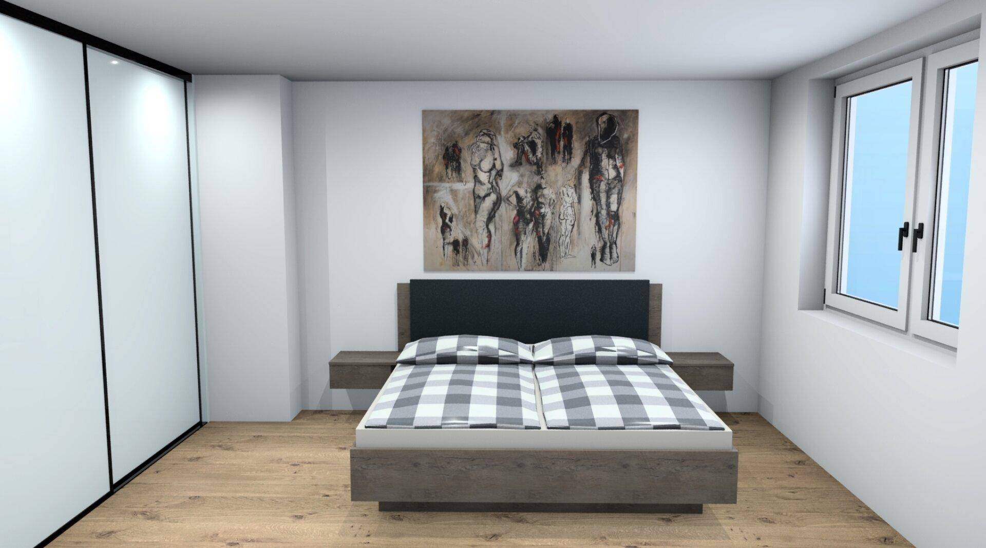 Visualisierung Schlafzimmer