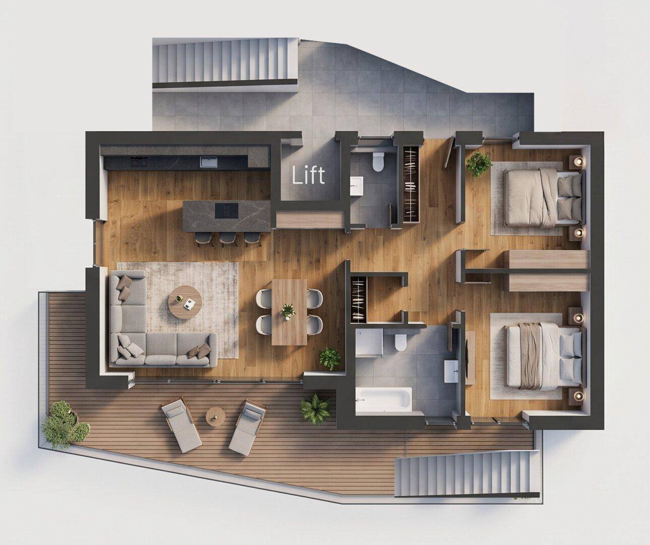 Grundriss 4. OG