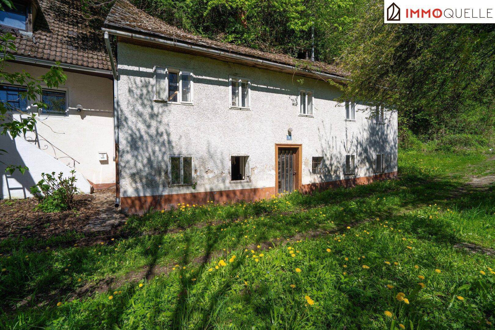Ein Refugium am Wasser - Sanierungsbedürftiges Sommerhaus in Ternberg mit direktem Flussblick, Garten und Natur vor der Haustüre - Ansicht 3