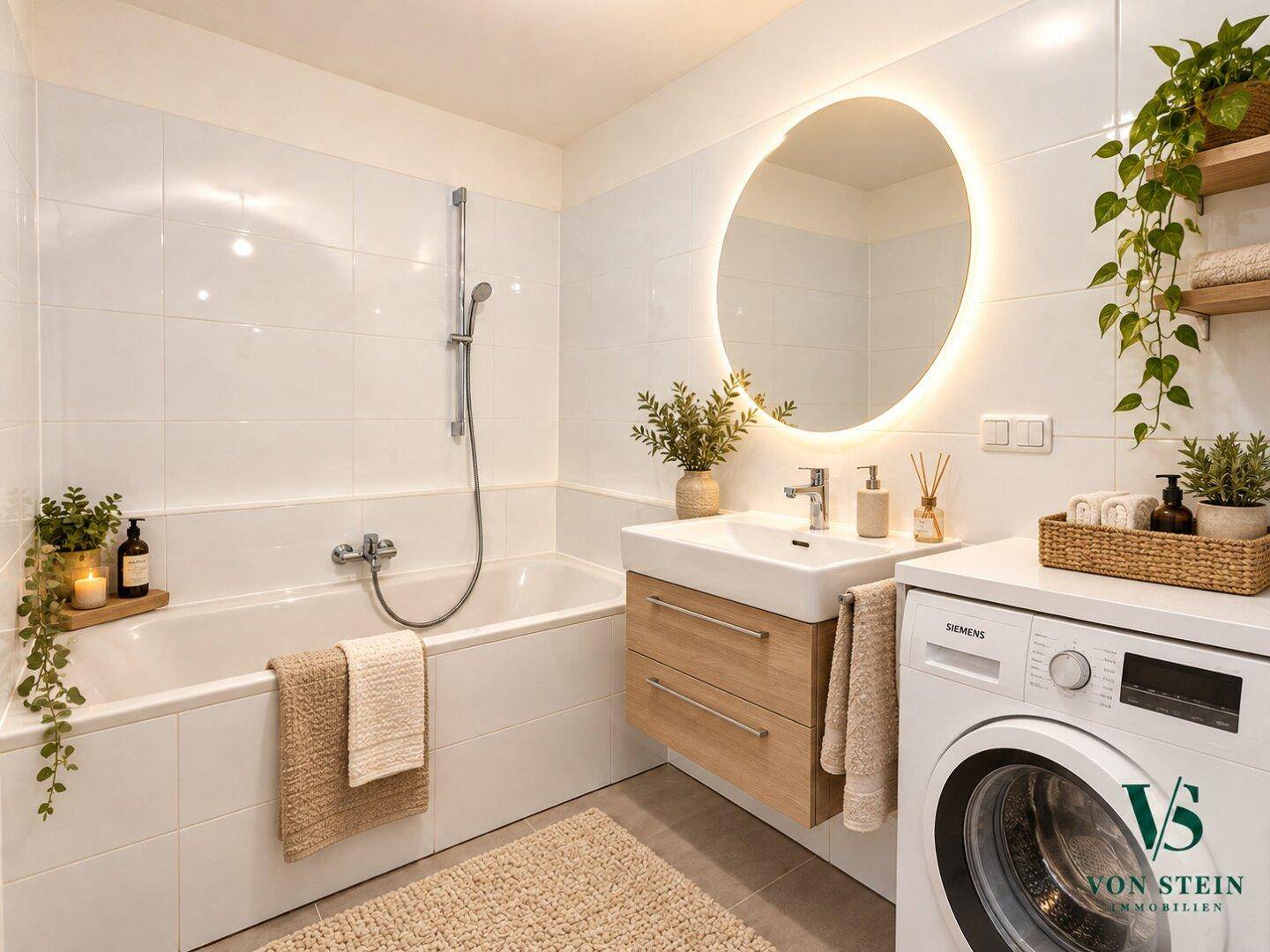 Badezimmer Einrichtungsbeispiel
