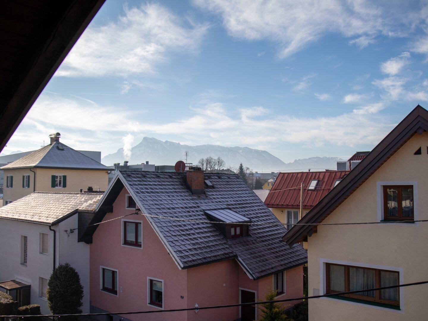 Aussicht auf Untersberg