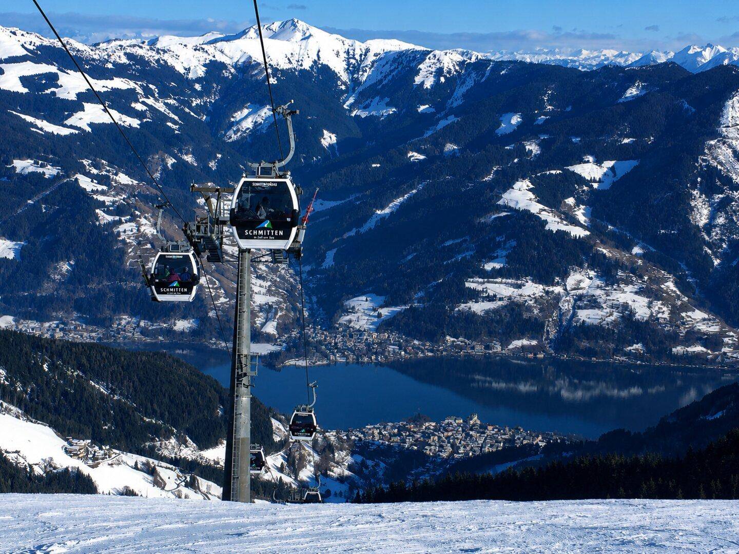 Skilift Schmitten mit Zeller See