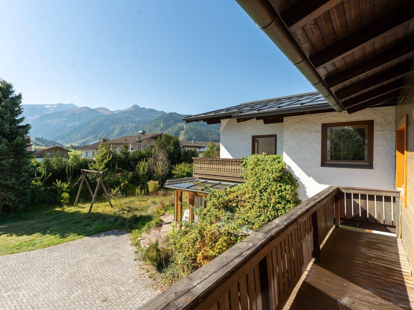 Aussicht vom Balkon