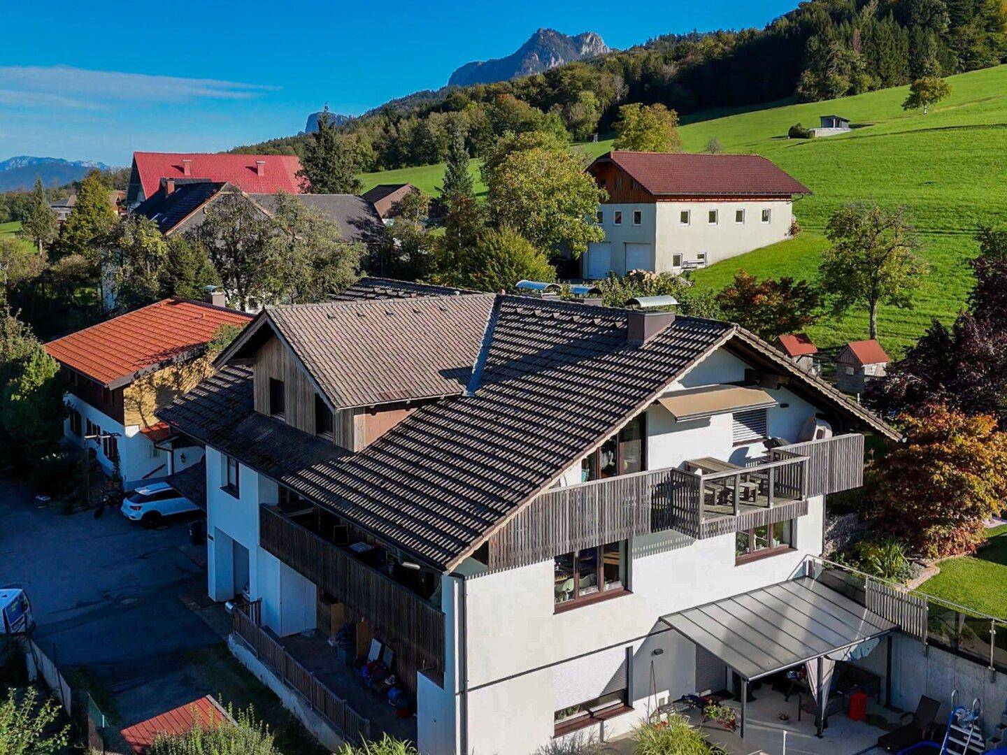 Das Penthouse umfasst das ganze Dachgeschoss