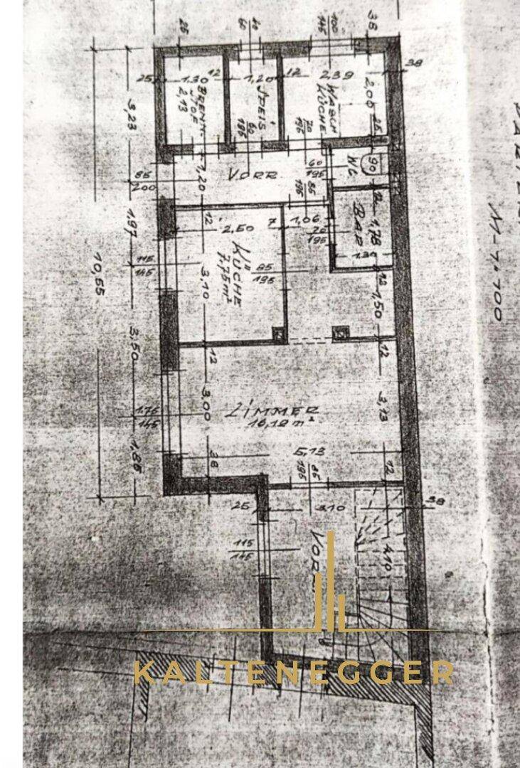 Plan Haus 1965 Erdgeschoss