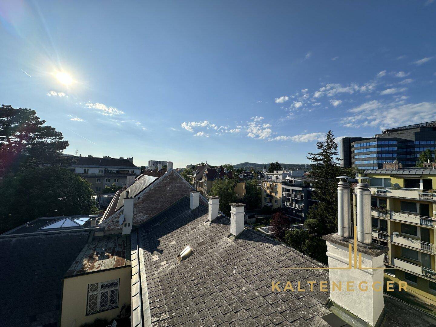 Aussicht von der Dachterrasse