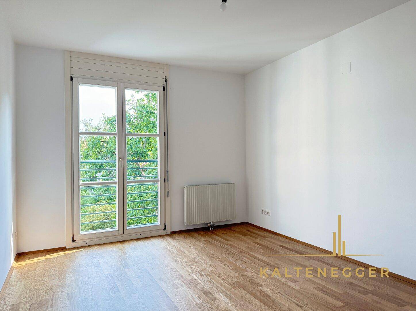 Zimmer 15,38 m² mit Blick zu den Innengärten