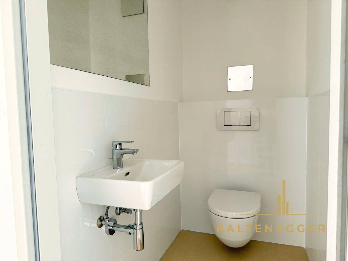 WC 1 mit knapp 2 m²