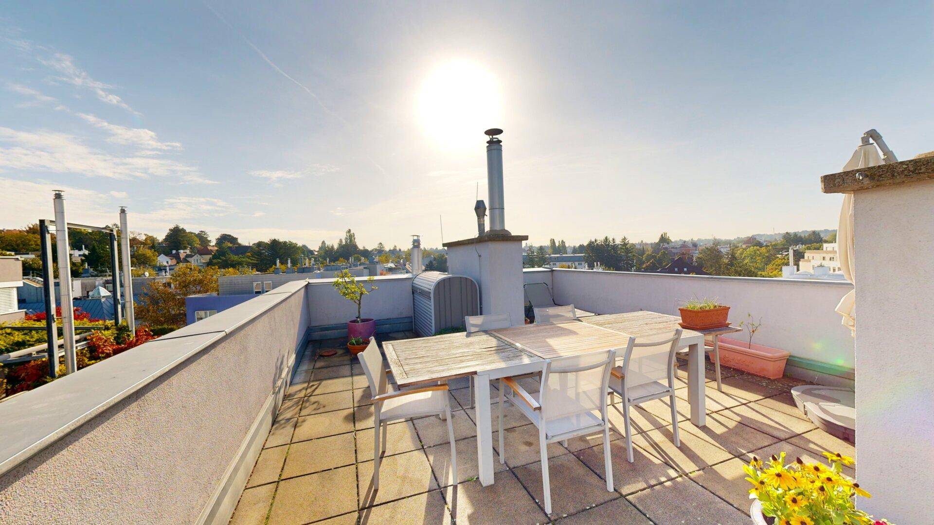Dachterrasse mit Weitblick