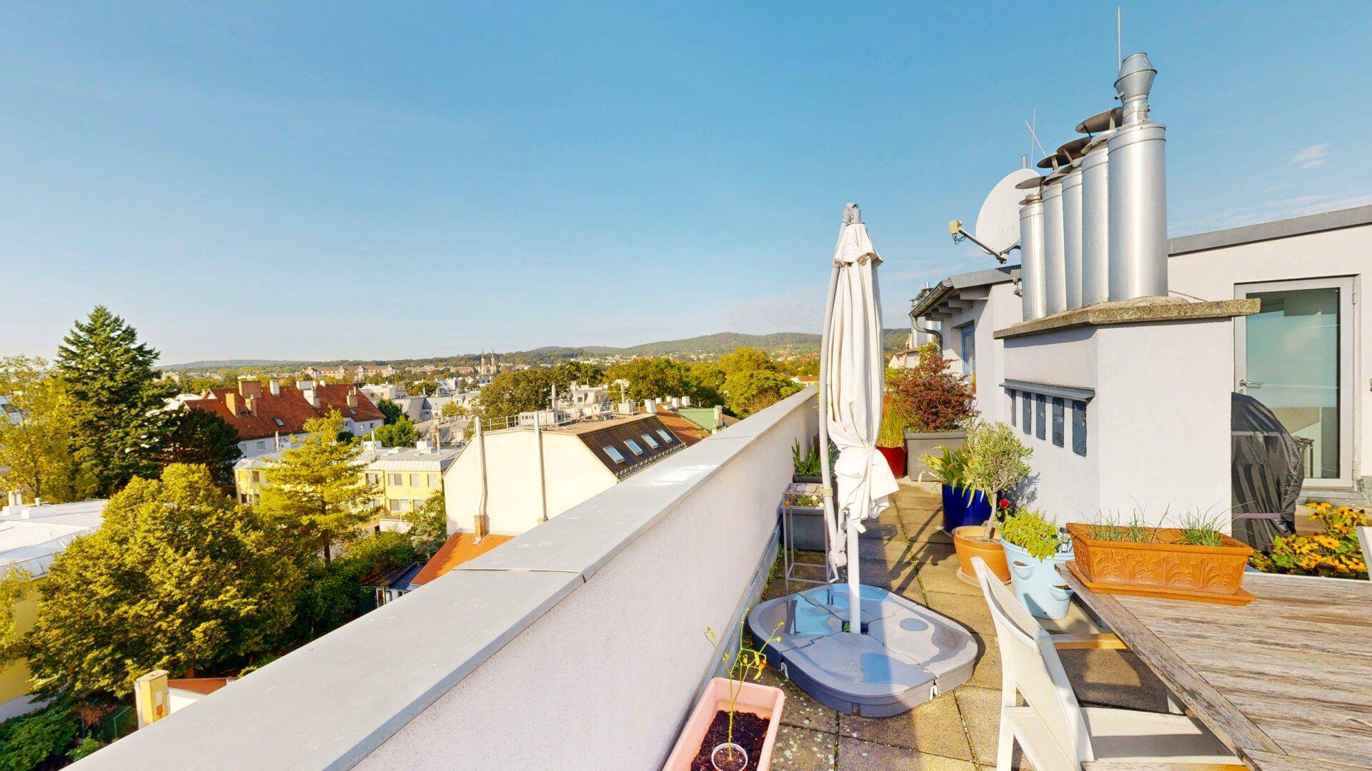 Dachterrasse mit Weitblick