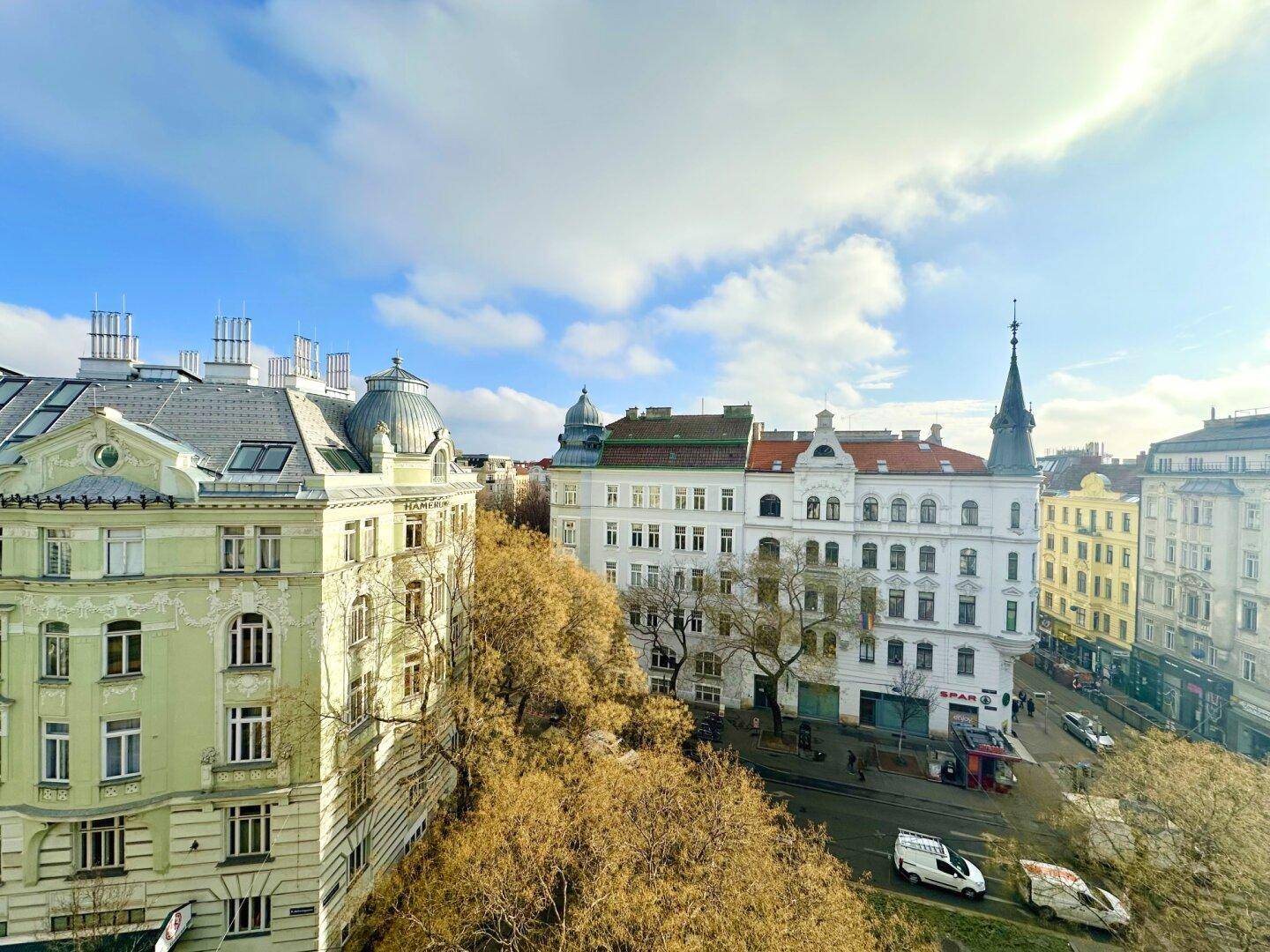 Blick aus dem Fenster