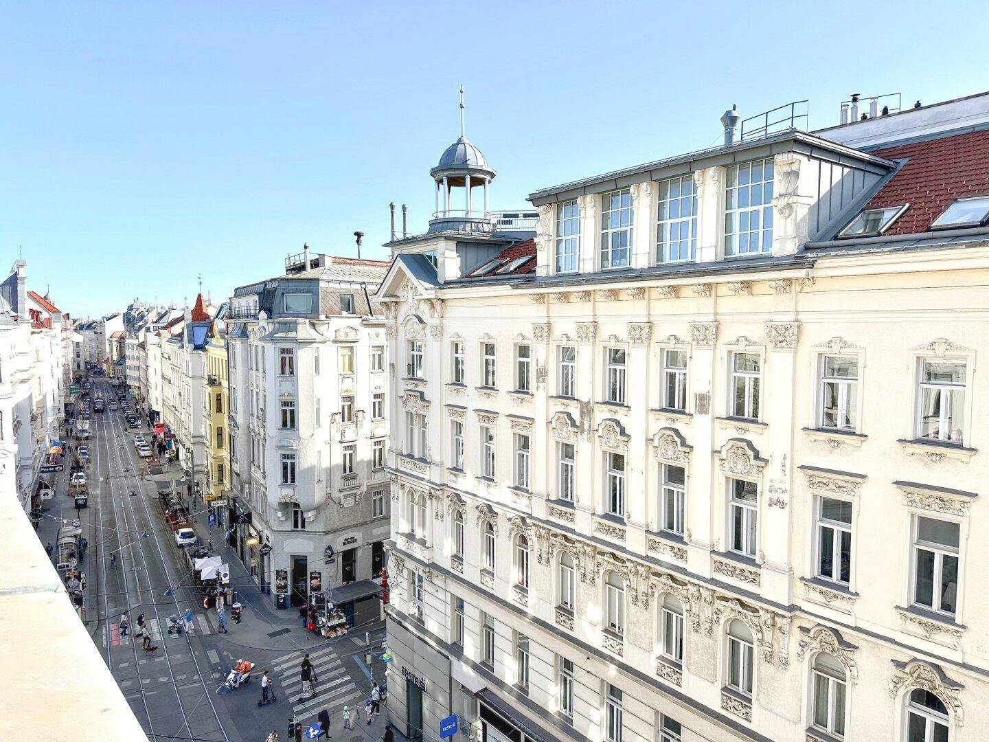 Blick auf die Josefstädter Straße