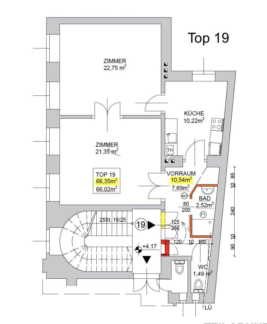 Grundrissplan
