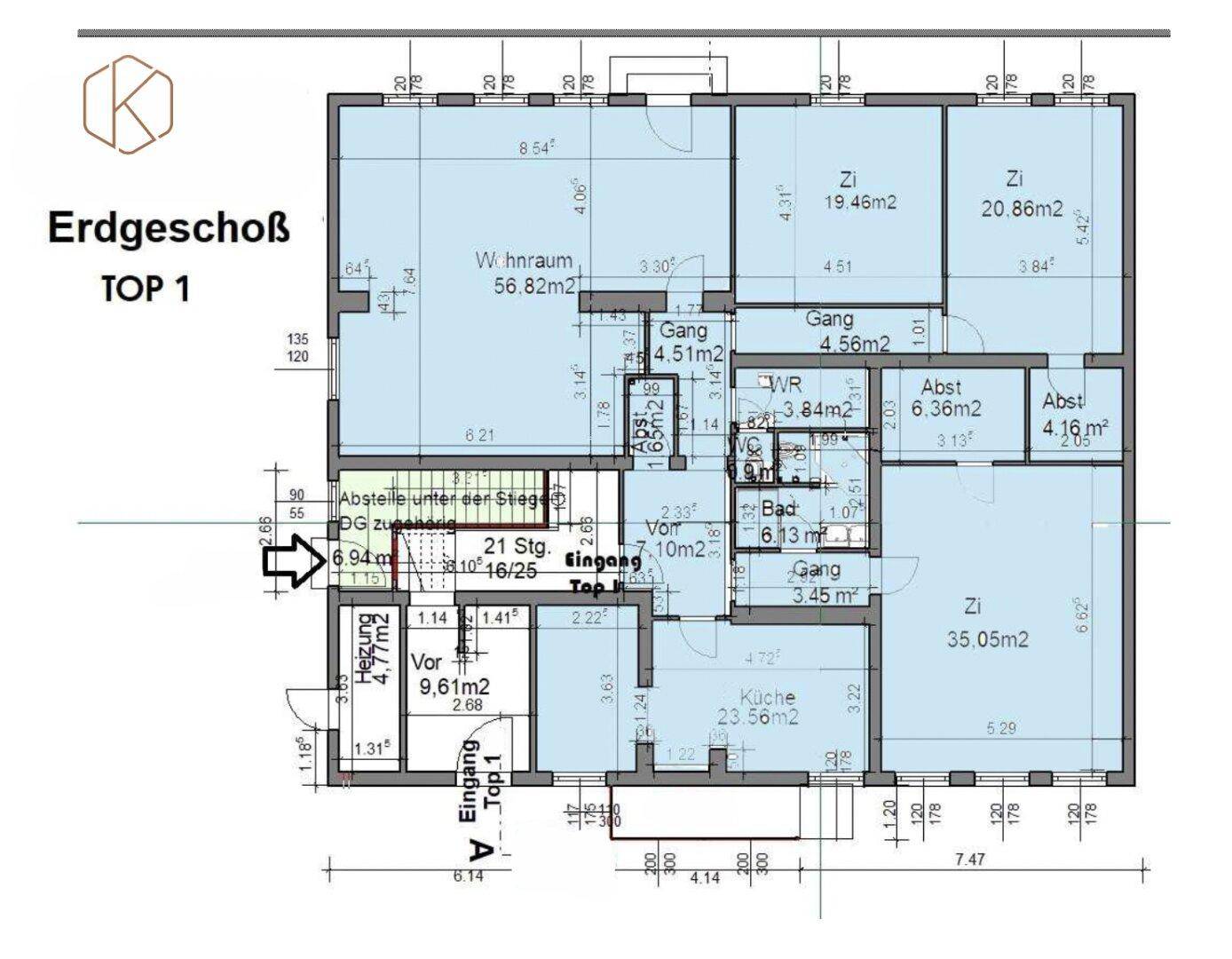 Grundrissplan
