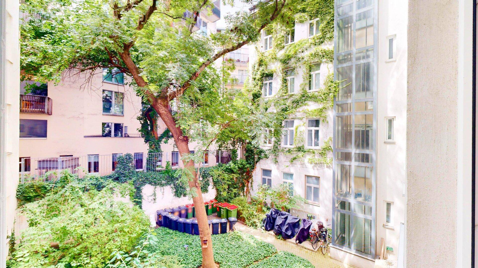 Blick in den Innenhof