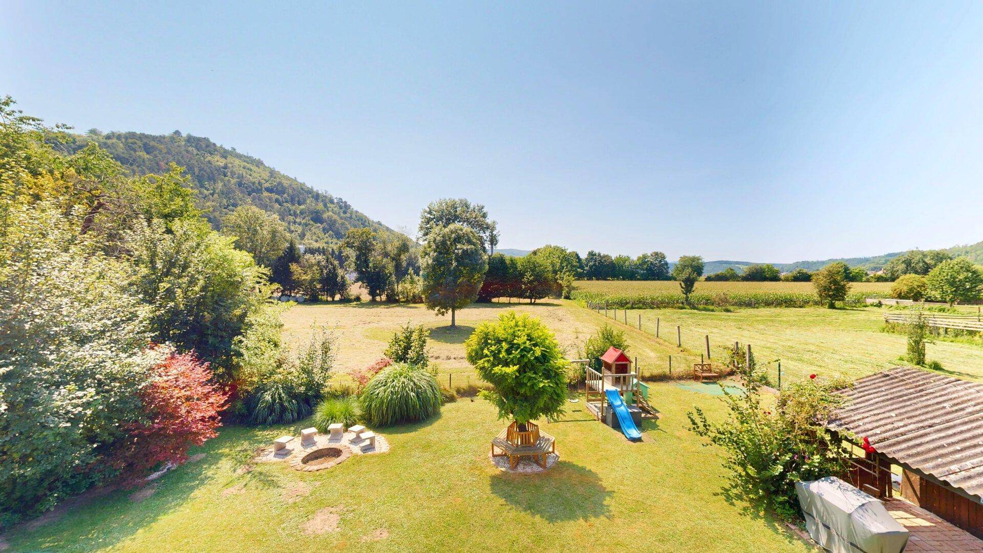 Ausblick vom Balkon