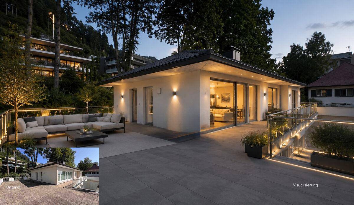 Visualisierung OG Terrasse