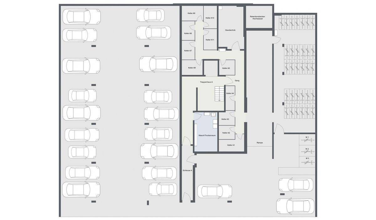 Tiefgarage Haus A