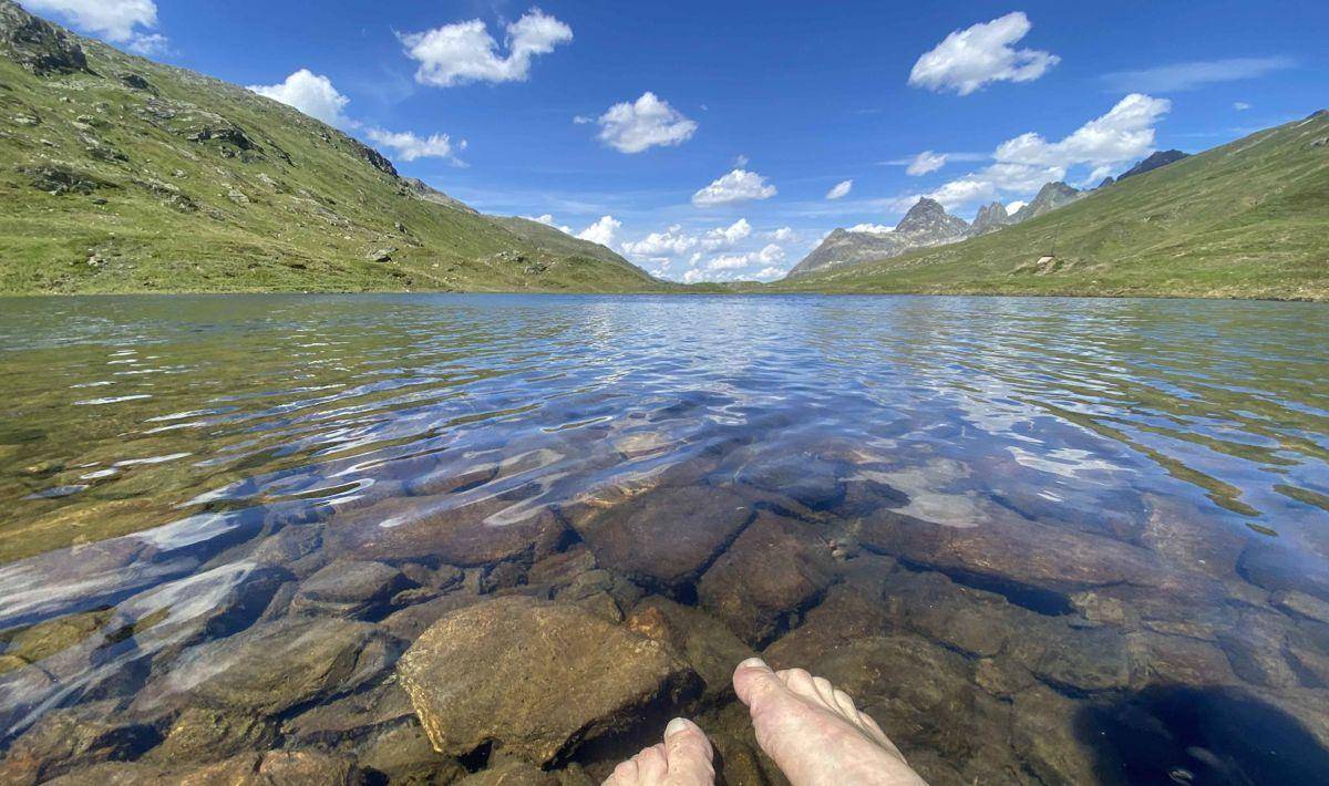 Montafon Füße Wasser