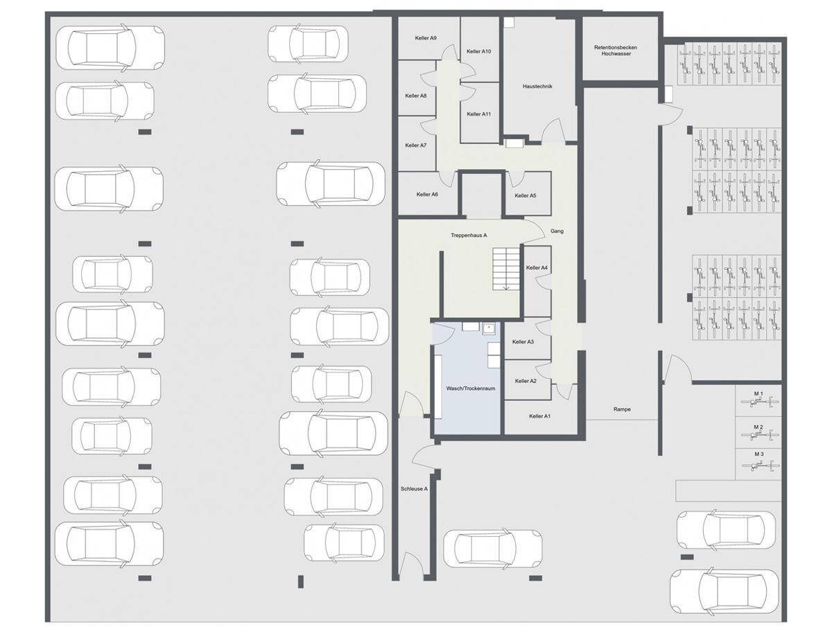 Tiefgarage Haus A