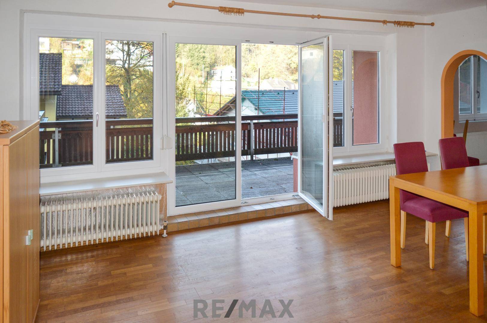 1. Stock Wohn_Essbereich mit Terrasse