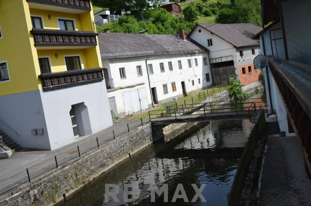 Blick vom Balkon