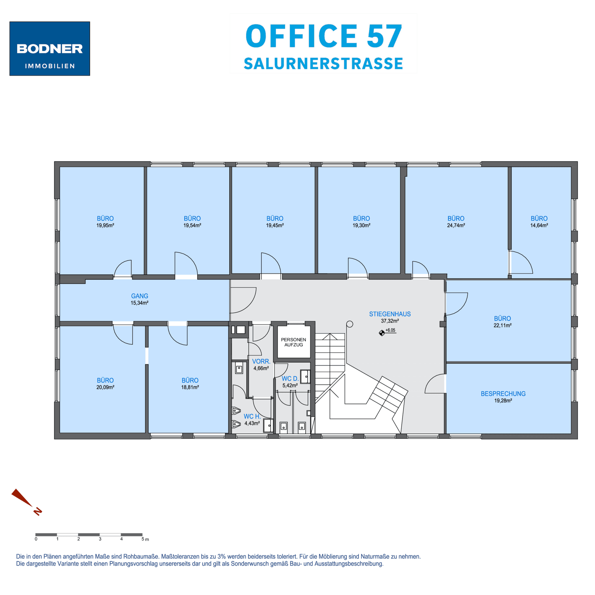 "Office 57" Kufstein - Repräsentative Büroflächen in Kufstein - Ansicht 5