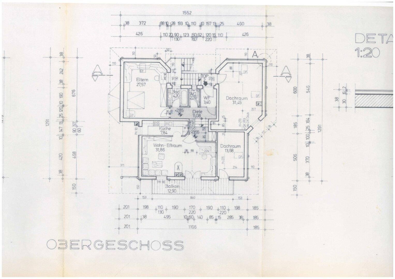 Grundriss Obergeschoss