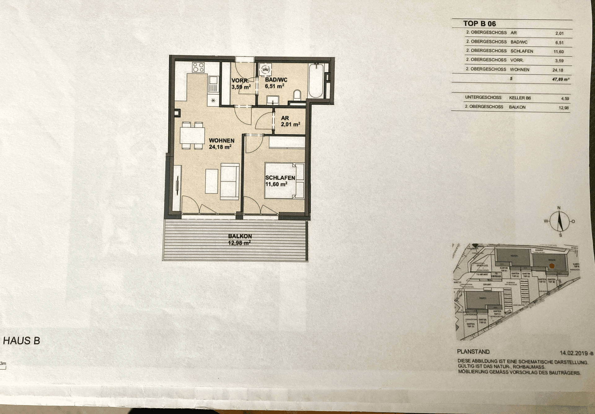 Grundriss Top B06 2.OG