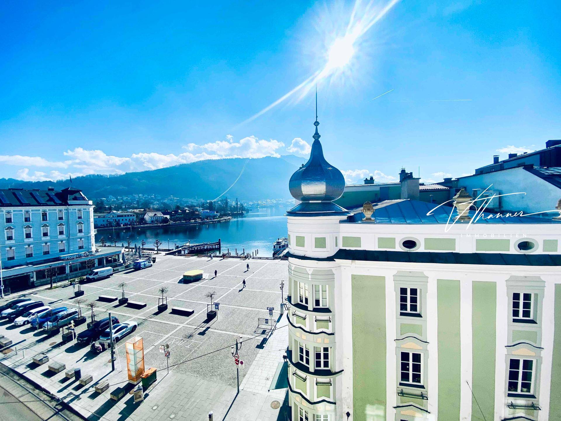 Ausblick Balkon