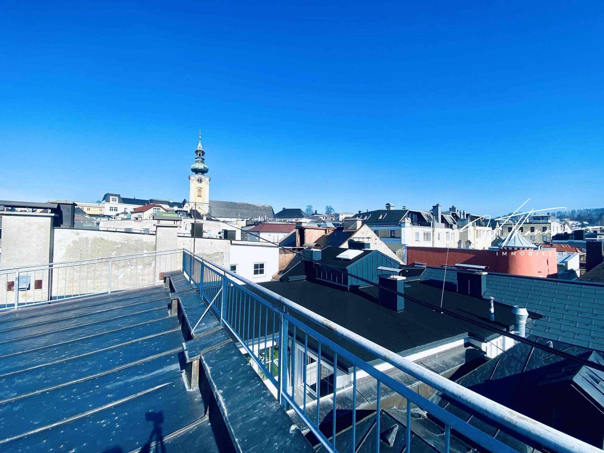 Stadtblick Dachterrasse