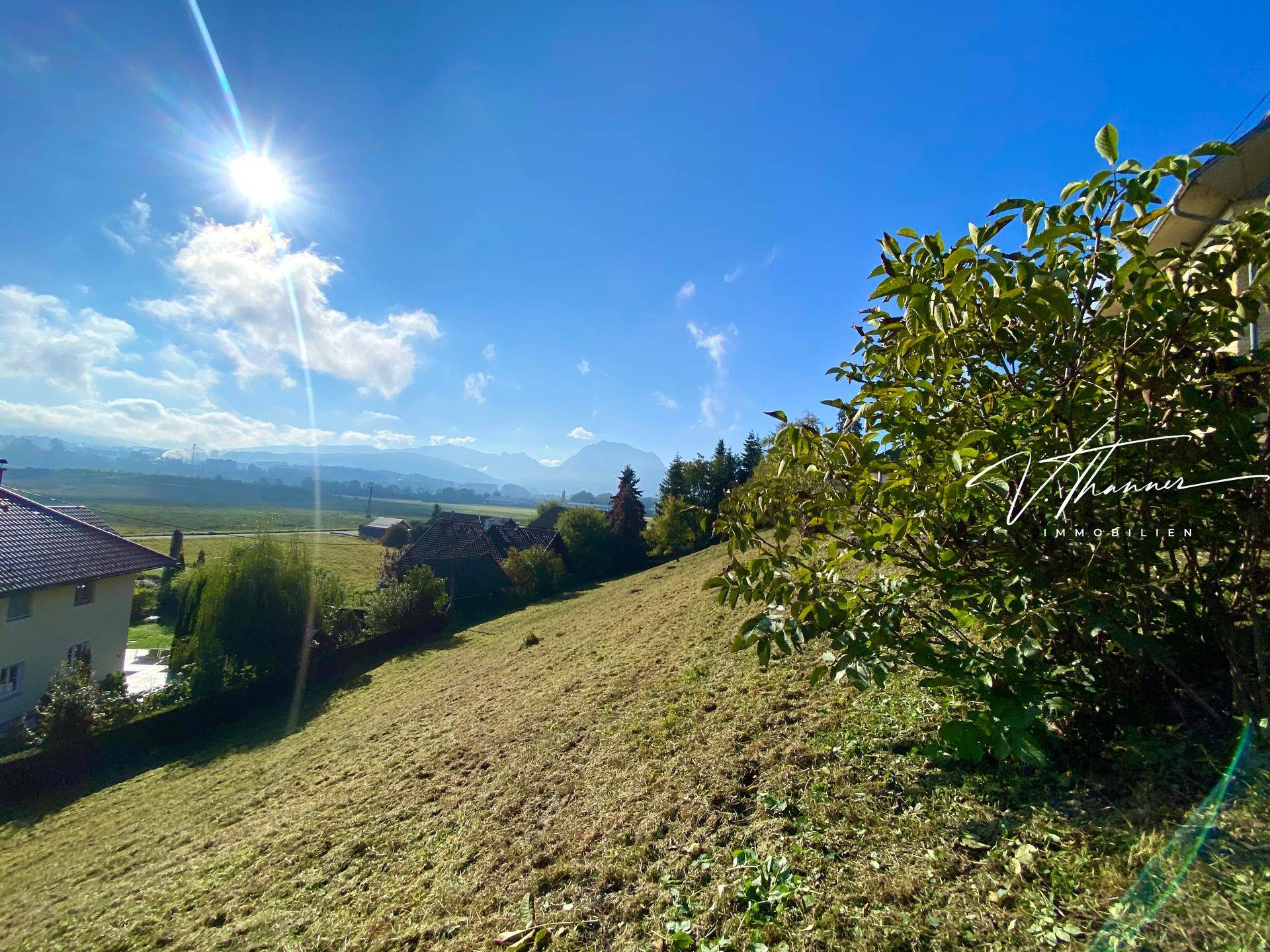Hanglage mit Blick