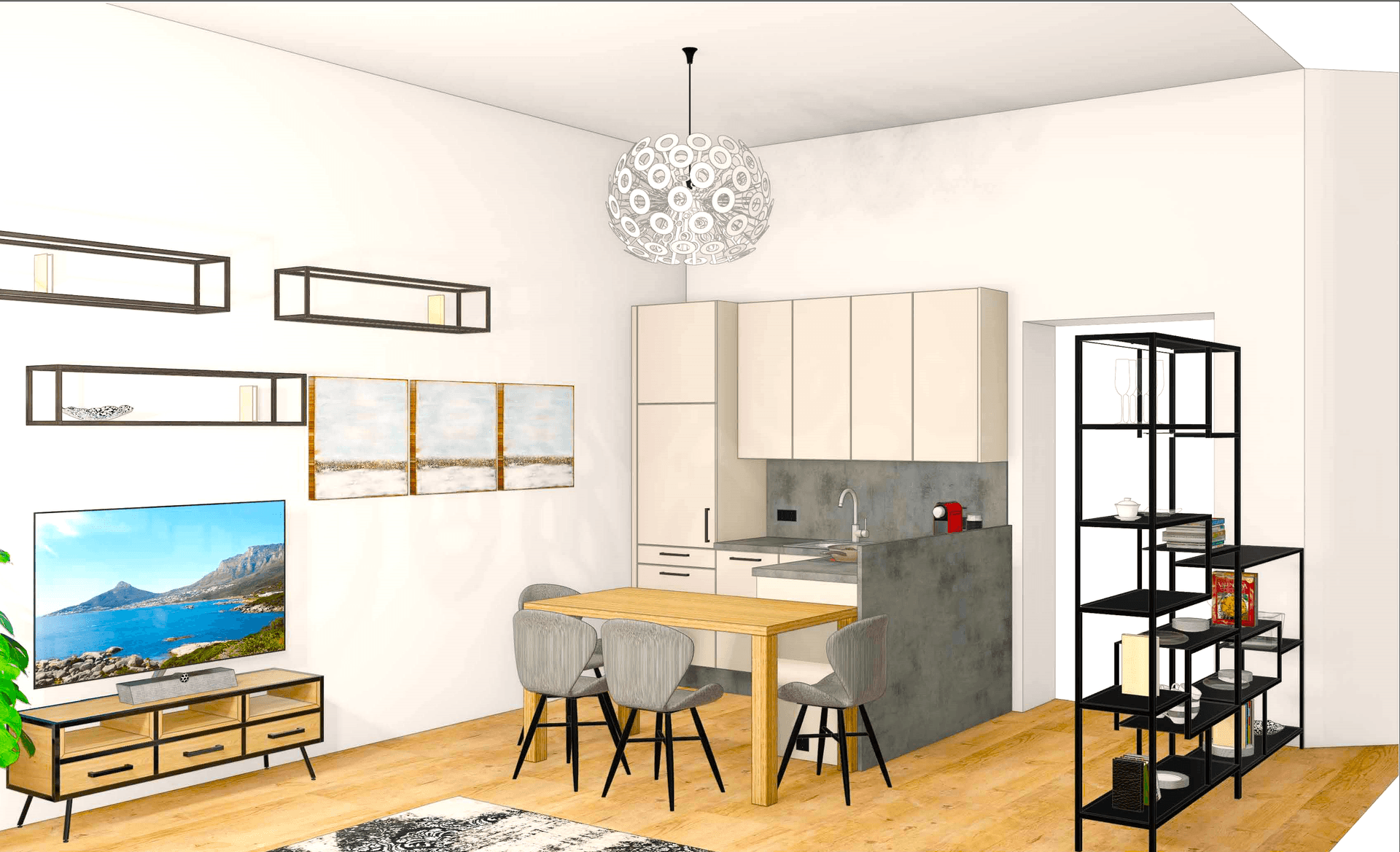 Einrichtungsvorschlag Wohnzimmer 1