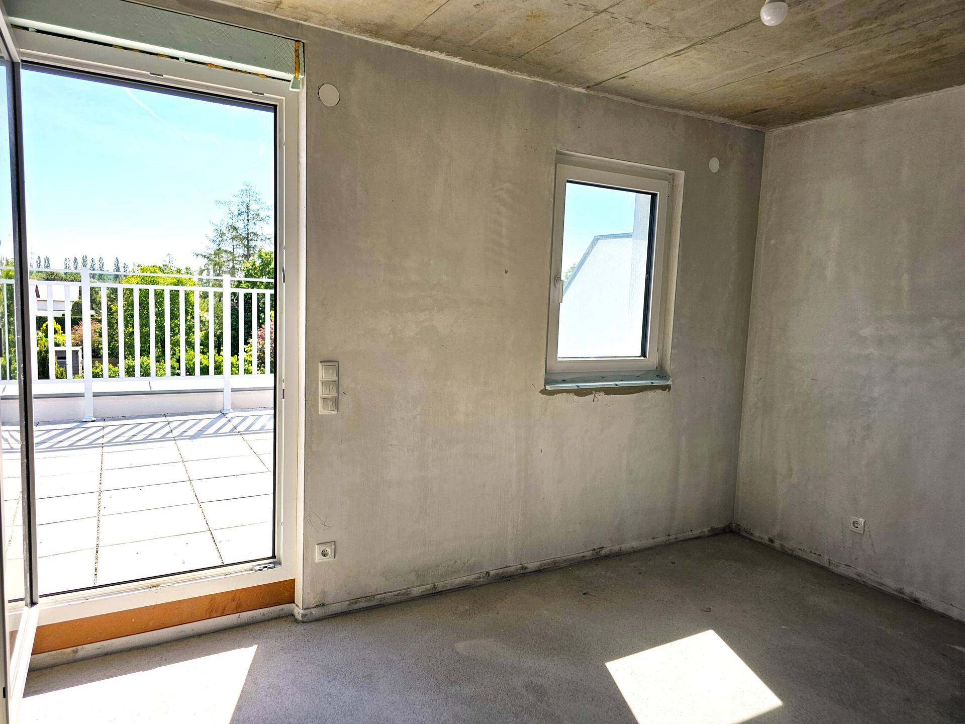 Dachstudio - Ausgang auf Terrasse