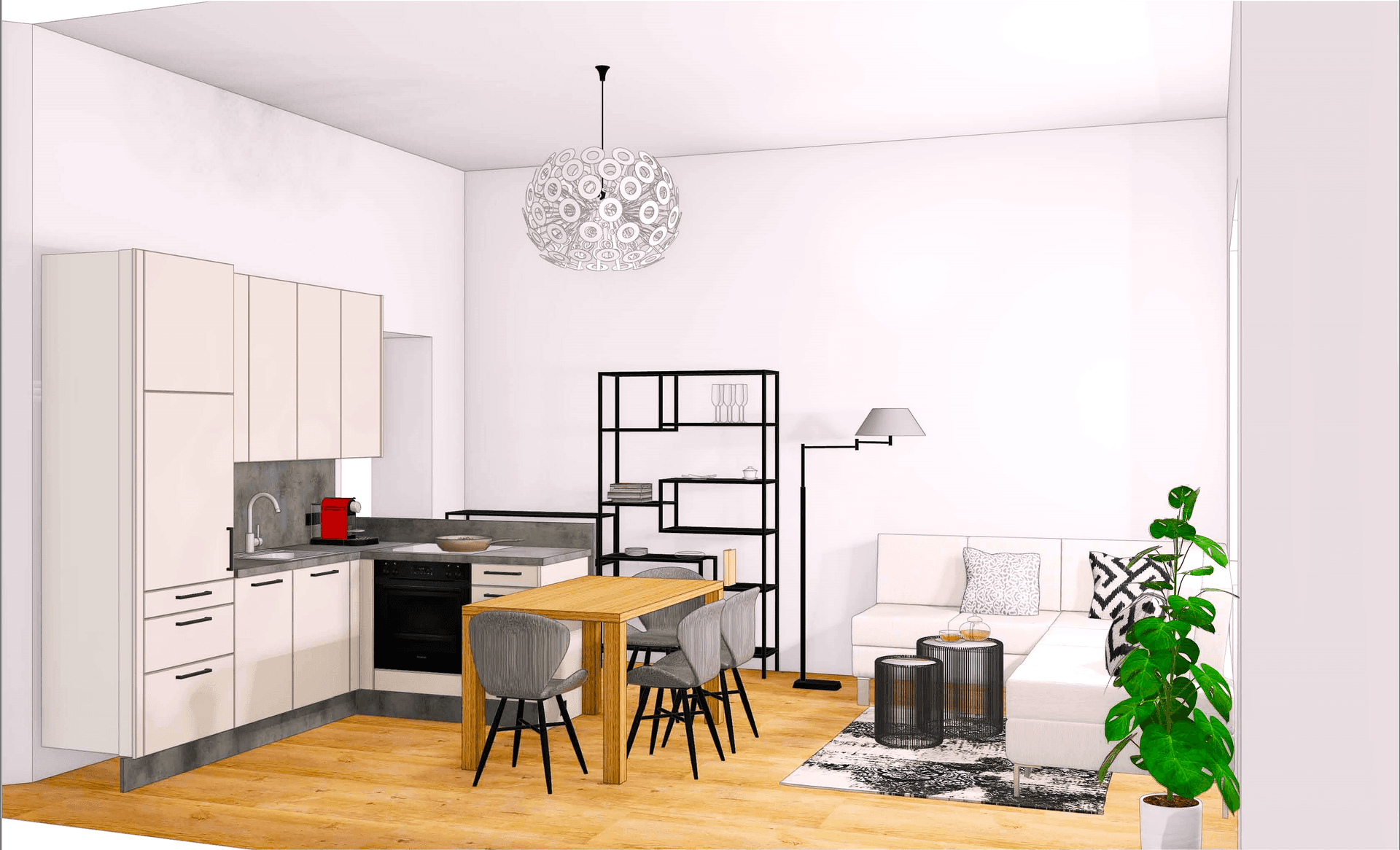 Einrichtungsvorschlag Wohnzimmer