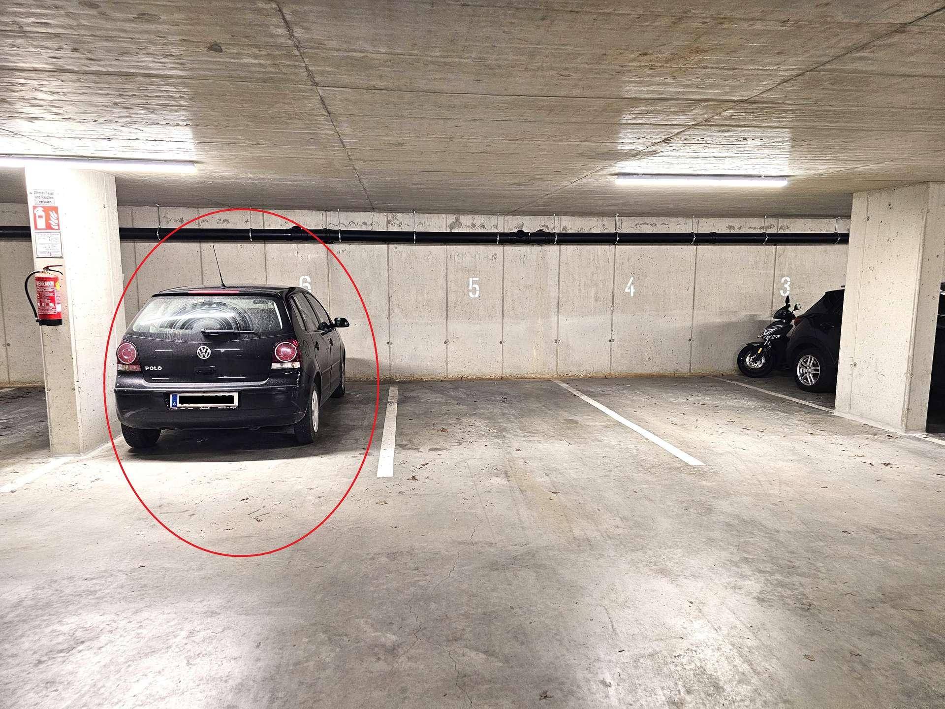 angenehme Parkplatzbreite