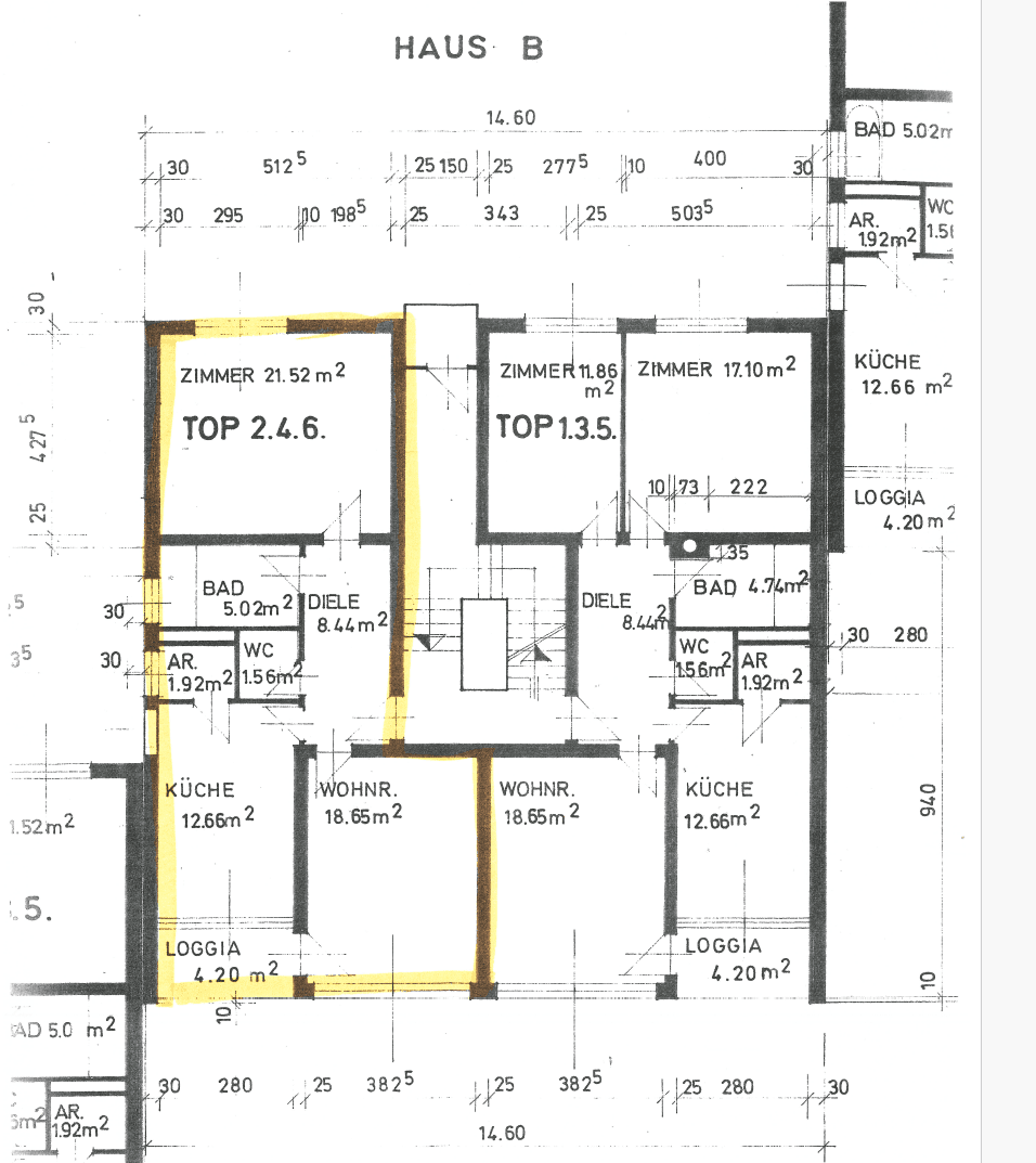 Grundriss Wohnung