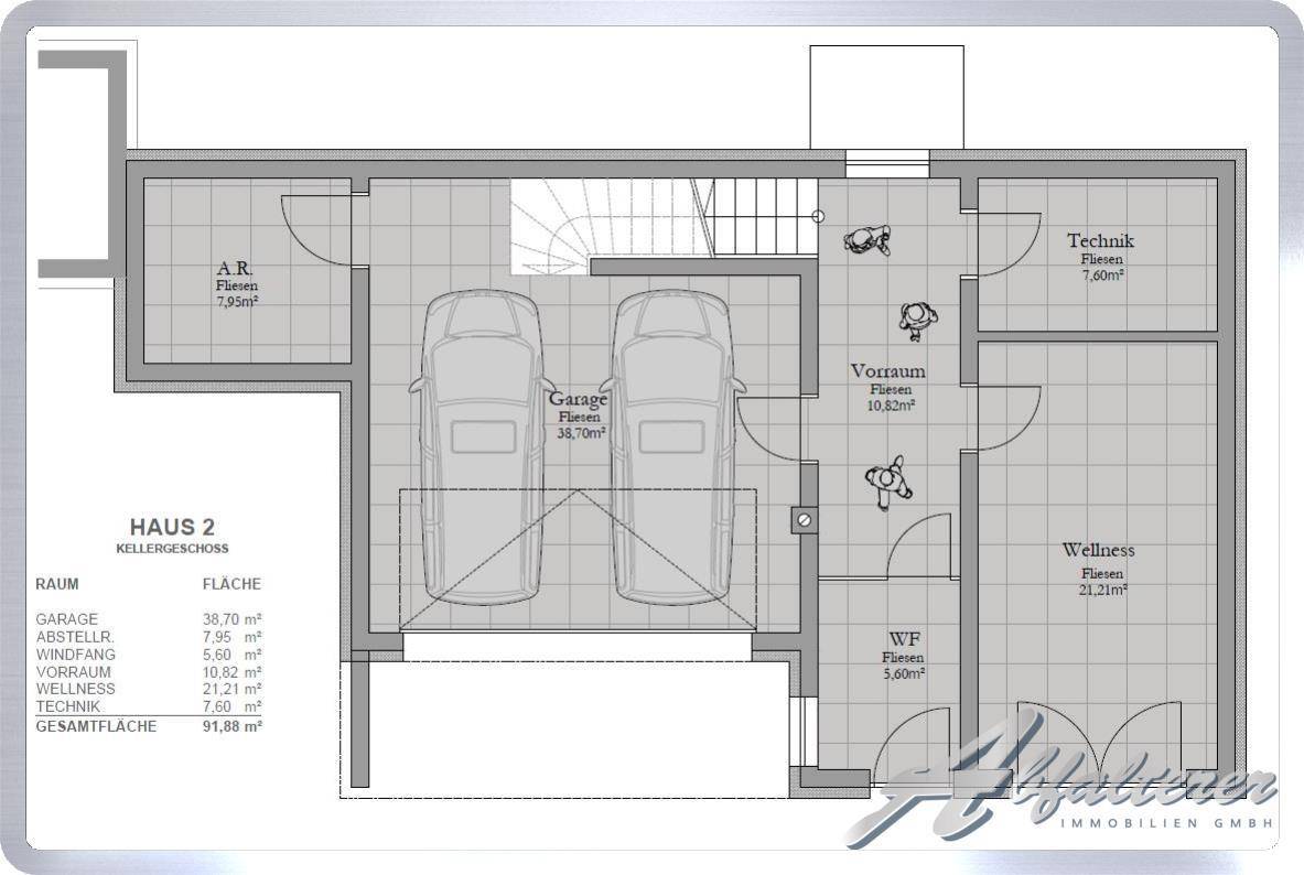 Plan Kellergeschoss