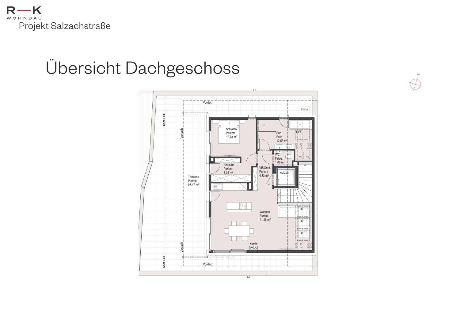 Penthouse mit Panoramaterrasse in Salzburg Aigen - Mehr