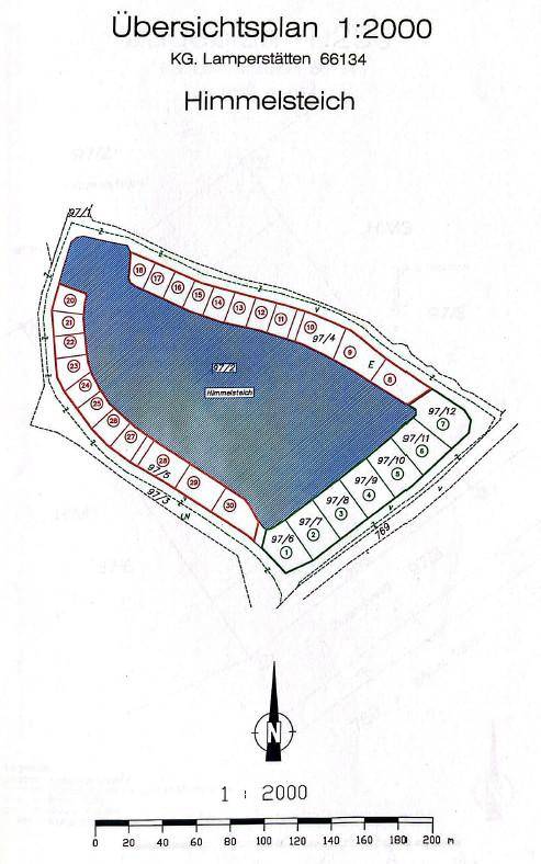 Lageplan Parzellen Himmelsteich