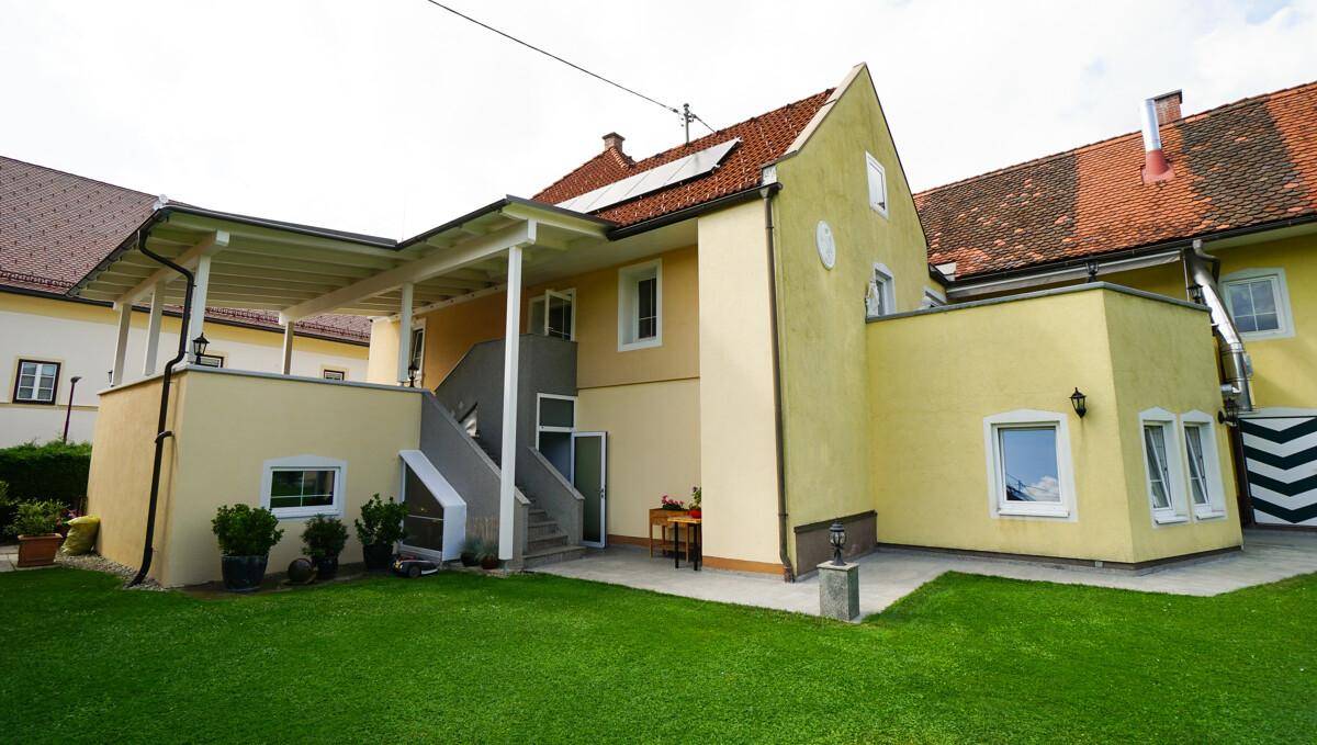 Abgang zum Garten