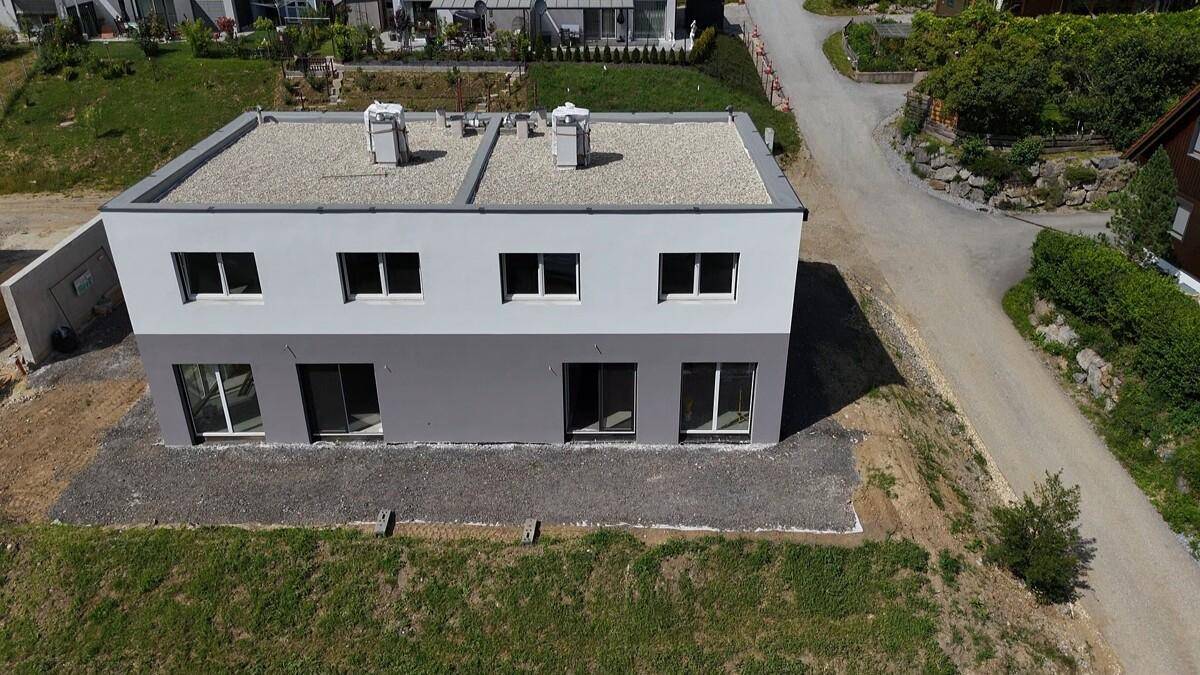 2 neue Doppelhaushälften ca. 116 m² in Ruhelage mit PV &amp; 2 Carports nahe Laßnitzhöhe! - Ansicht 3